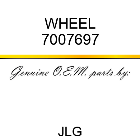 WHEEL 7007697