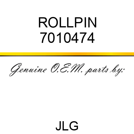 ROLLPIN 7010474