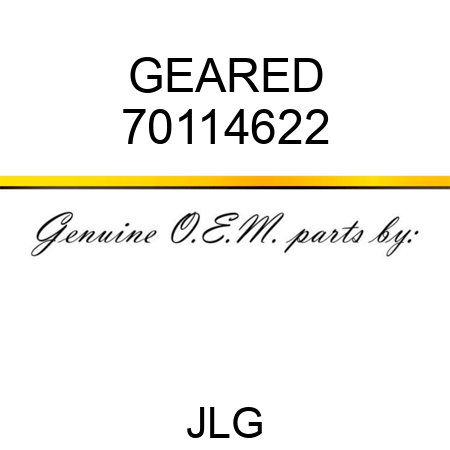 GEARED 70114622