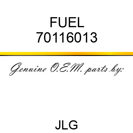 FUEL 70116013