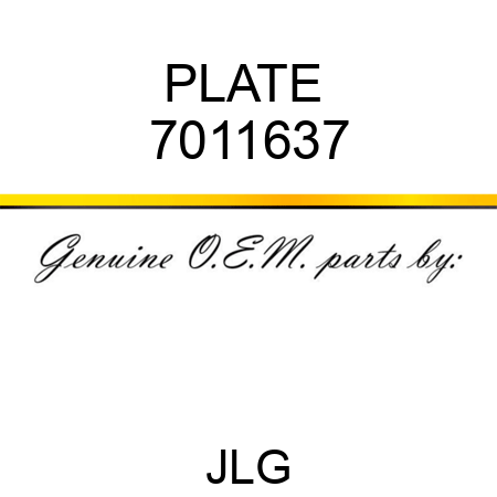 PLATE  7011637