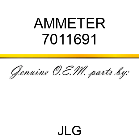 AMMETER 7011691