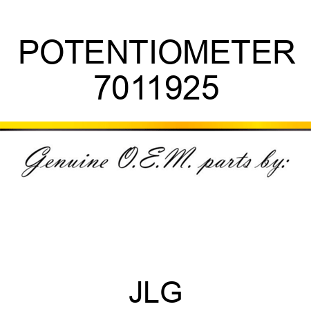 POTENTIOMETER 7011925