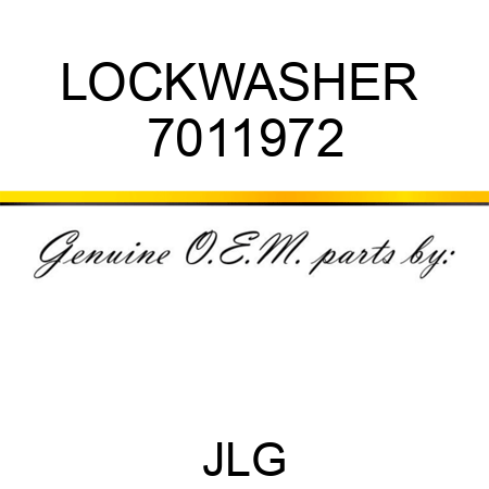 LOCKWASHER  7011972