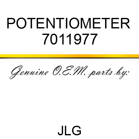 POTENTIOMETER  7011977