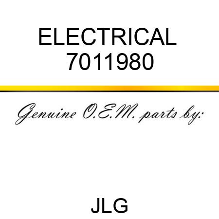 ELECTRICAL  7011980