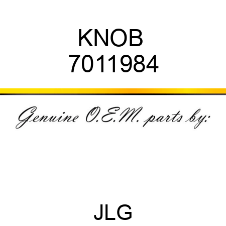 KNOB  7011984