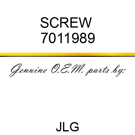 SCREW  7011989