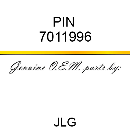 PIN  7011996