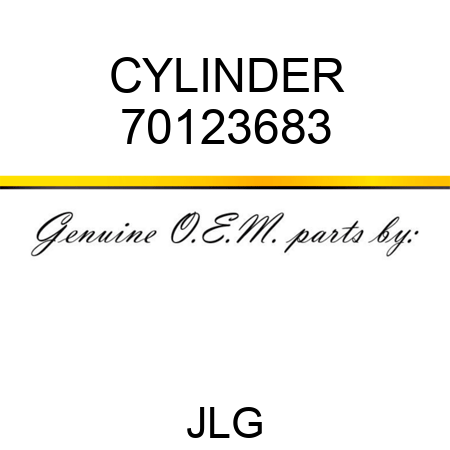 CYLINDER 70123683