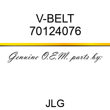 V-BELT 70124076