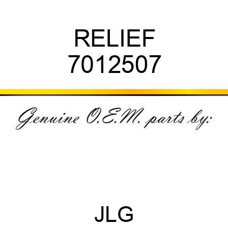 RELIEF 7012507