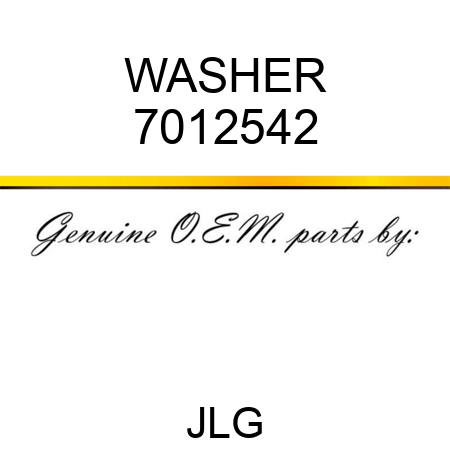 WASHER 7012542