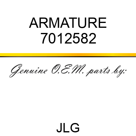 ARMATURE 7012582