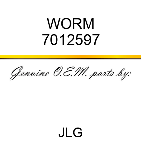 WORM 7012597