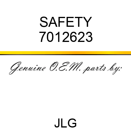 SAFETY 7012623