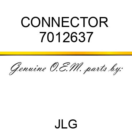 CONNECTOR  7012637