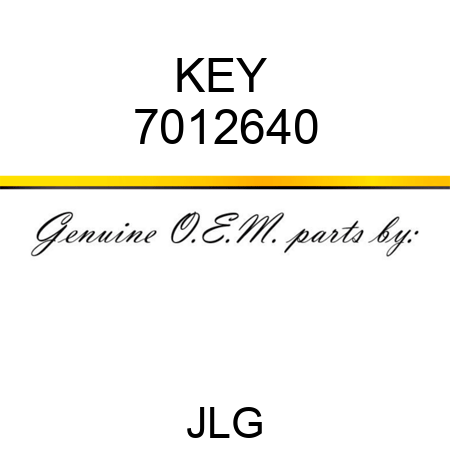 KEY  7012640