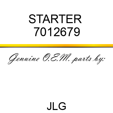 STARTER  7012679