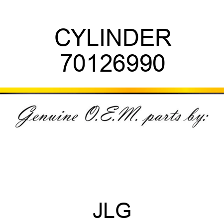 CYLINDER 70126990