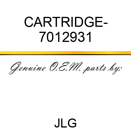CARTRIDGE- 7012931
