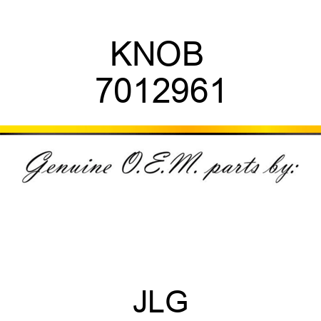 KNOB  7012961