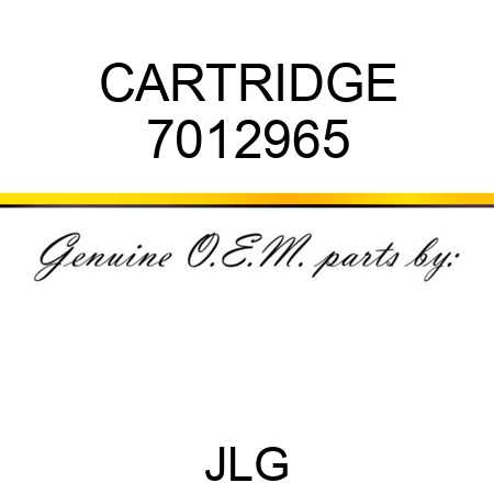 CARTRIDGE 7012965