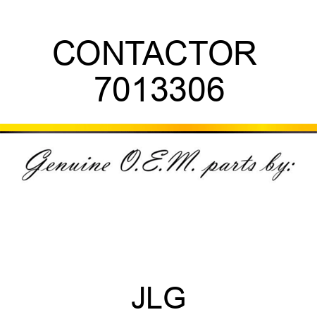 CONTACTOR  7013306