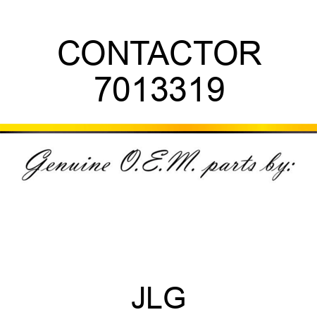 CONTACTOR 7013319