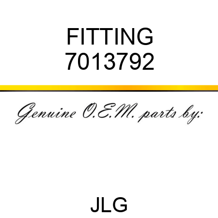 FITTING 7013792