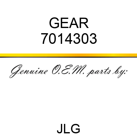 GEAR 7014303