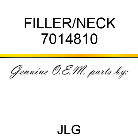 FILLER/NECK 7014810