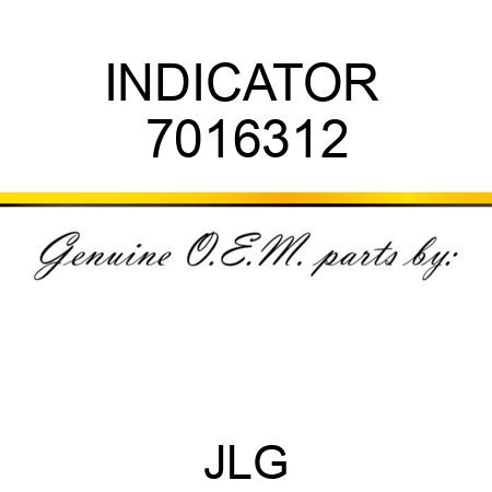 INDICATOR  7016312
