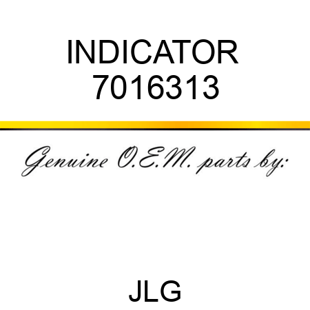 INDICATOR  7016313