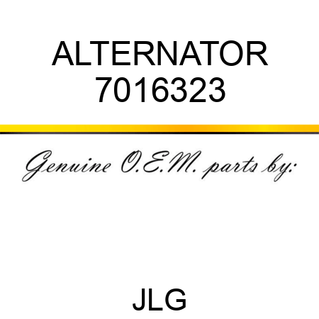 ALTERNATOR 7016323