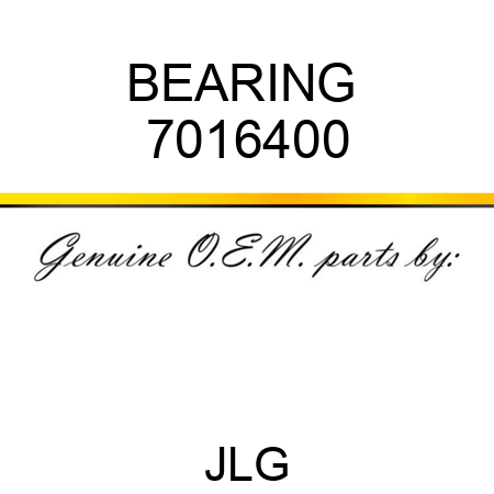 BEARING  7016400