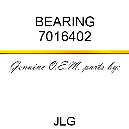 BEARING 7016402