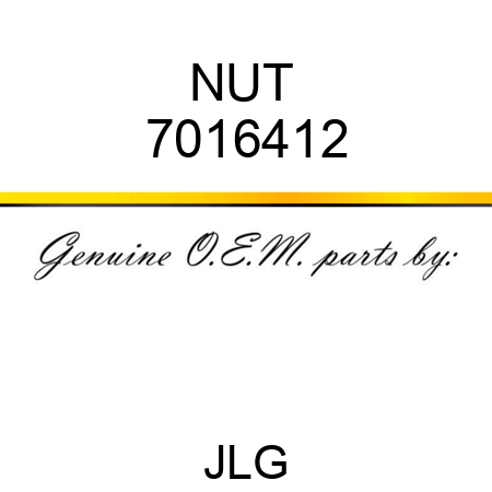 NUT  7016412