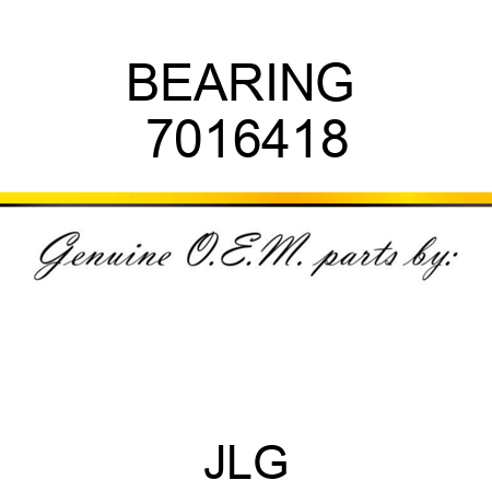BEARING  7016418