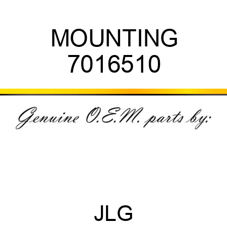 MOUNTING 7016510