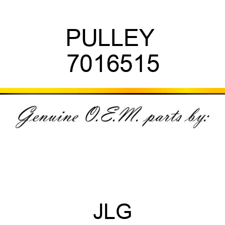 PULLEY  7016515