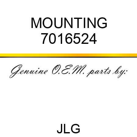 MOUNTING 7016524