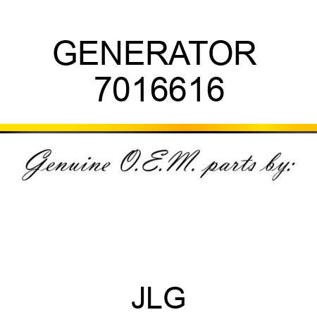 GENERATOR  7016616