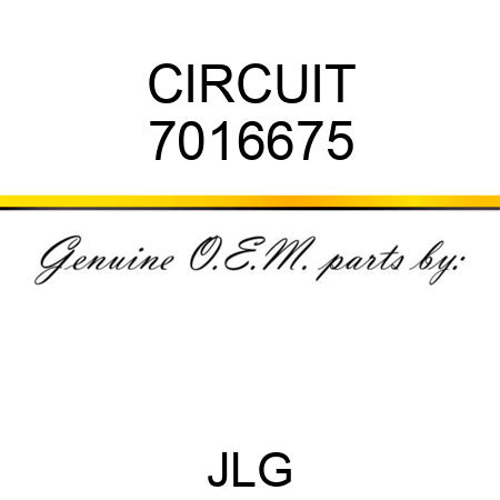 CIRCUIT 7016675