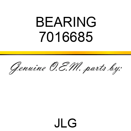 BEARING 7016685