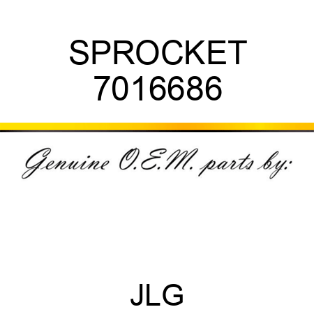SPROCKET 7016686