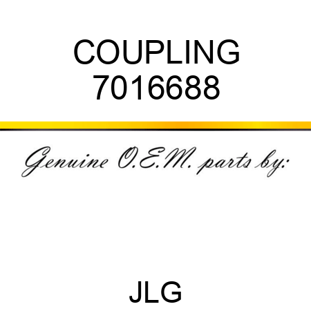 COUPLING 7016688