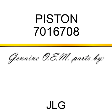PISTON 7016708