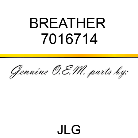 BREATHER  7016714