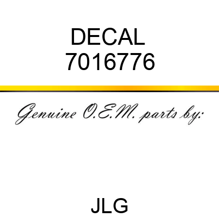 DECAL  7016776